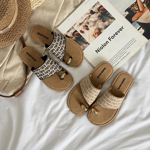 Femme Chic Dobbelt Rem Slide Sandaler Stilla