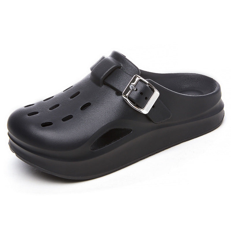 Dame Komfortable Clogs med justerbar rem og åndbart design Stilla