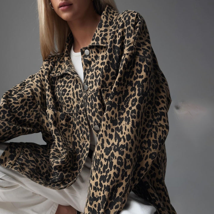 Stilla | Leopardmønster Jakke Alejandra