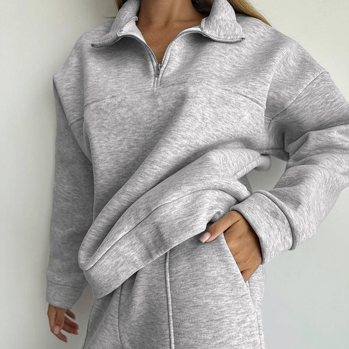 Damer Sporty Sweatshirt og Joggingbukser Sæt Stilla