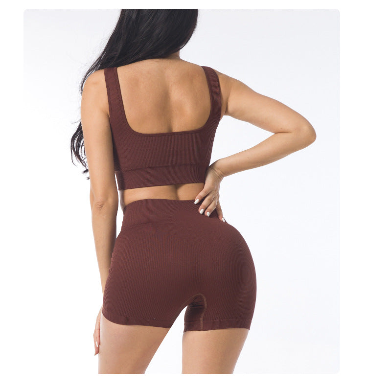 Stilla | Raise High Waist Seamless Yoga Pants Kvinders Hurtigtørrende Peach Fitness Shorts