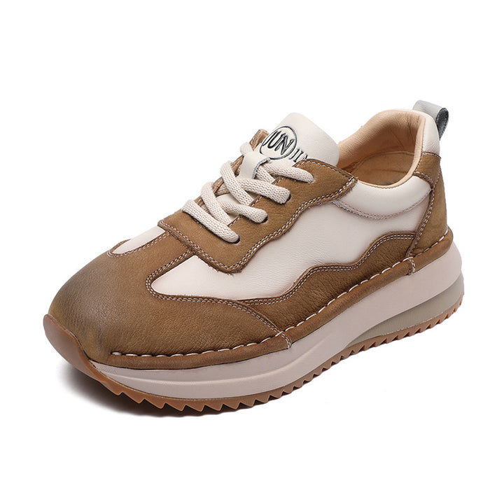 Kvinder Fritid Læder Walking Sneakers Stilla