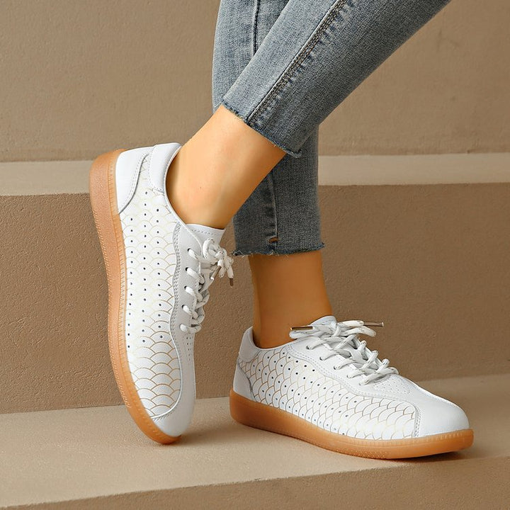 Dame Sneakers med åndbart overmateriale og skridsikker gummisål Stilla