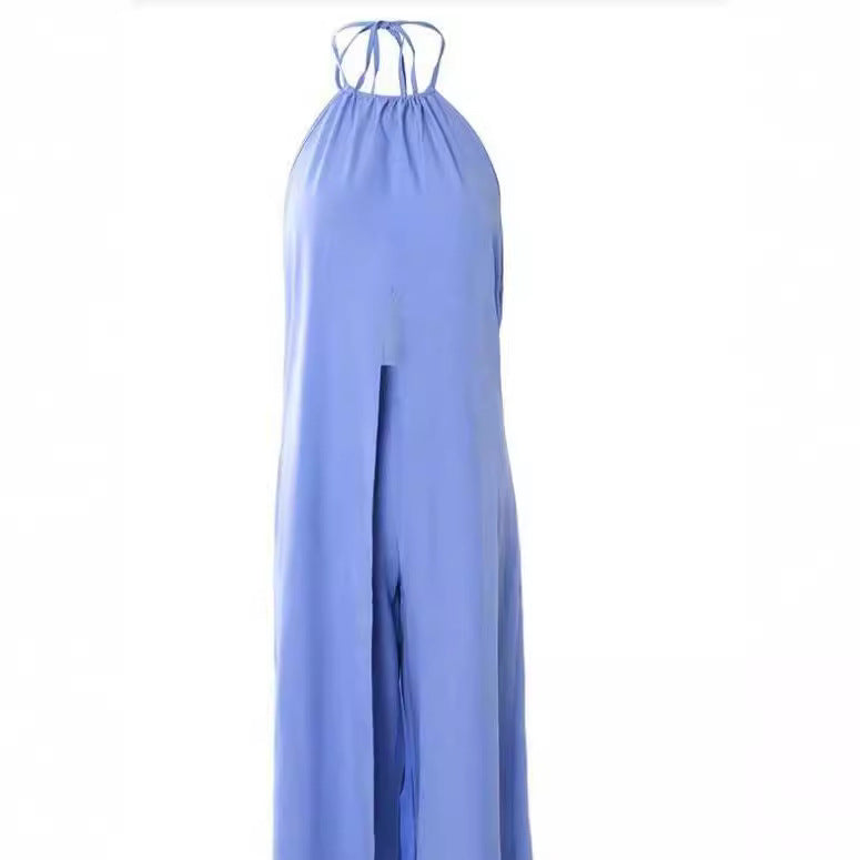 Dame Elegant To-delt med stilfuld frakke og cropped bukser Skovae