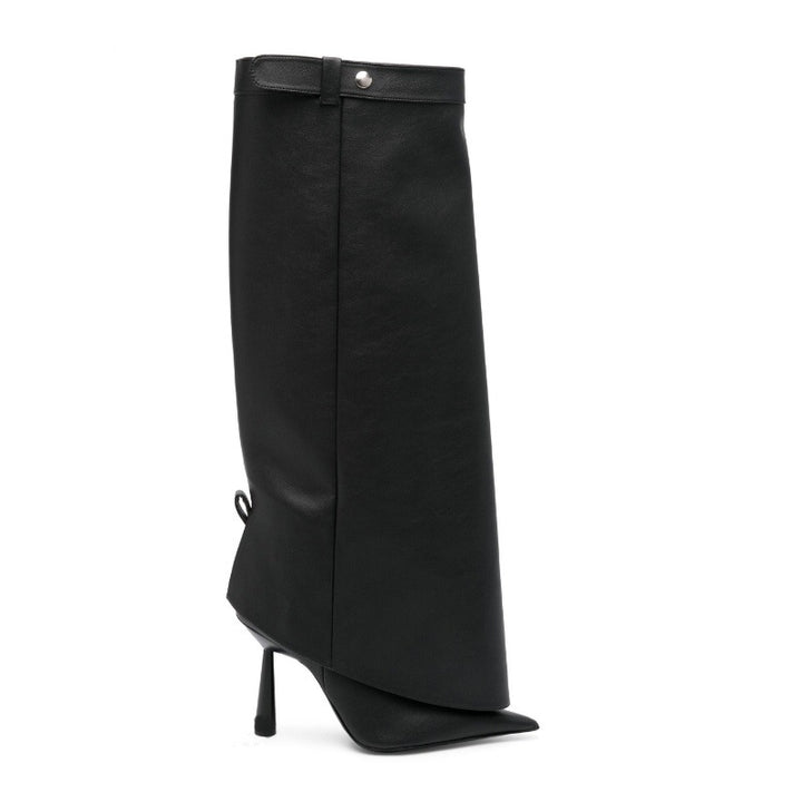 Femme Stilfulde Over-knæet Stiletto Hæle Stilla