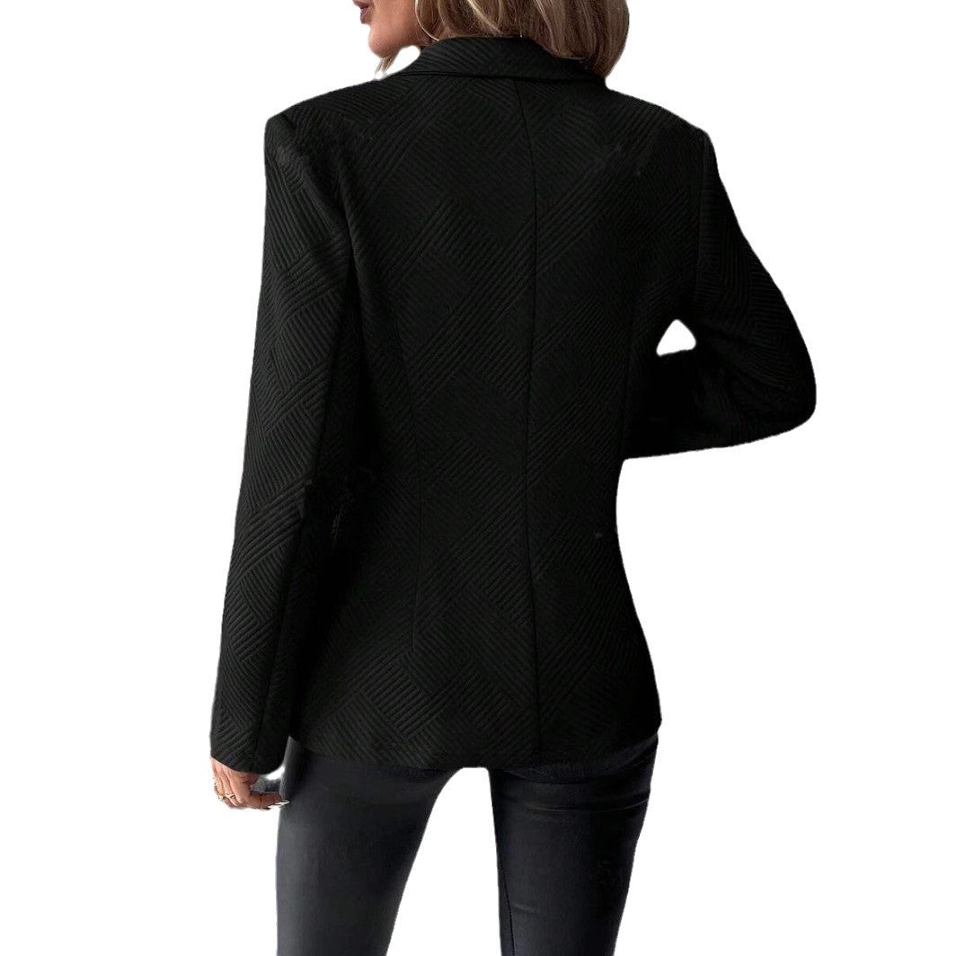 Damer elegant blazer med struktureret design og praktisk knaplukning Stilla
