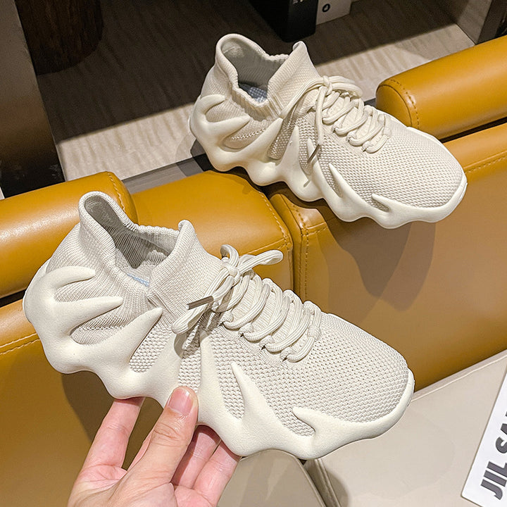 Dame Åndbare Lifestyle Sneakers med unikt design og fleksibel sål Stilla