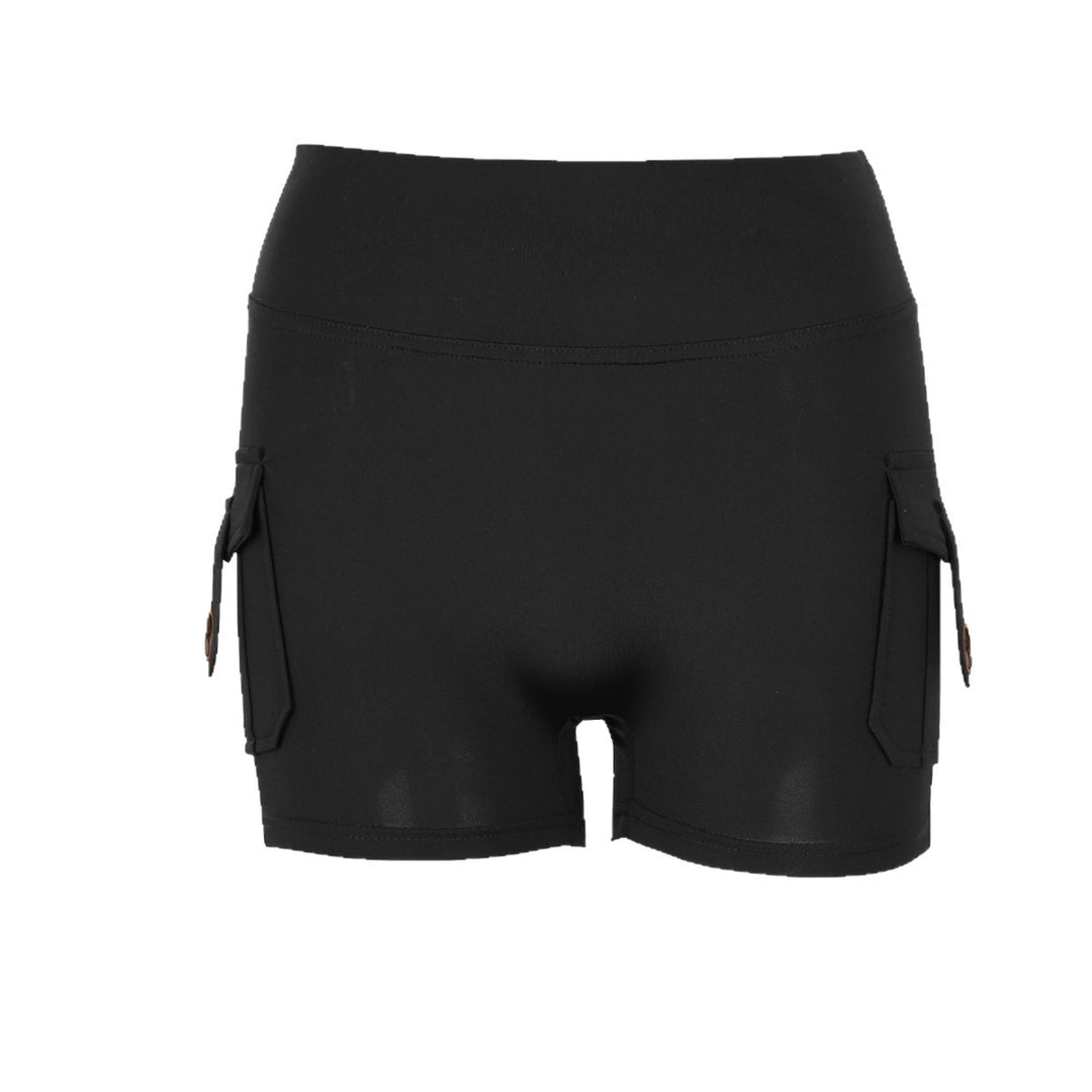Dame Sporty Shorts med praktiske sidelommer og elastisk talje Skovae