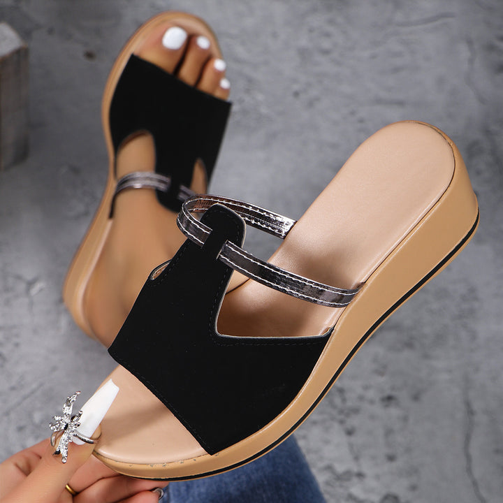 Dame Wedge-sandaler med modigt design og skridsikre såler Stilla