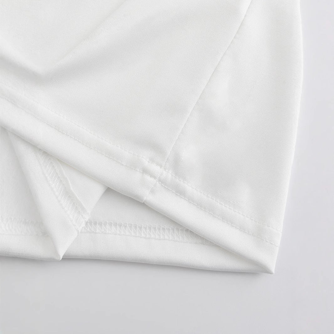 Dame Crop-T-Shirt med festligt fødselsdagstema Skovae