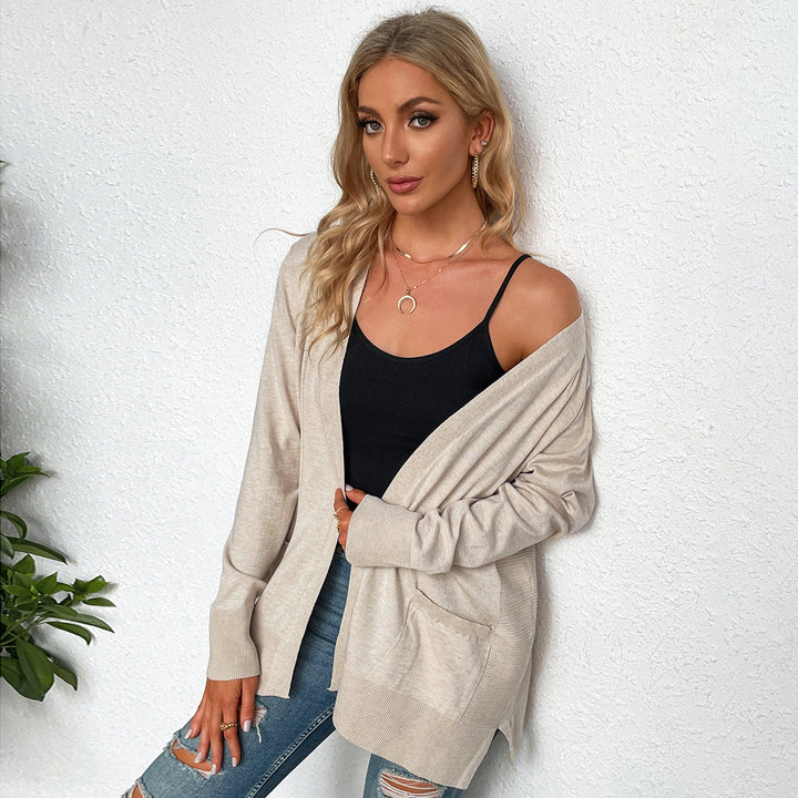 Stilla | Elegant Pendling Langærmet Strikket Cardigan