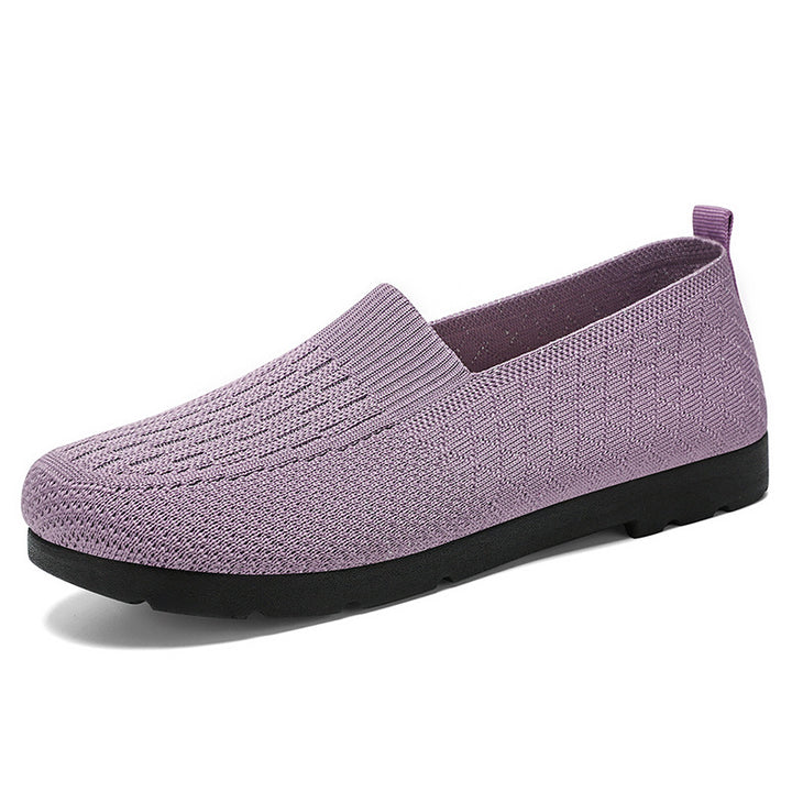 Dame Behagelige Slippers med elastisk overmateriale og skridsikker sål Stilla