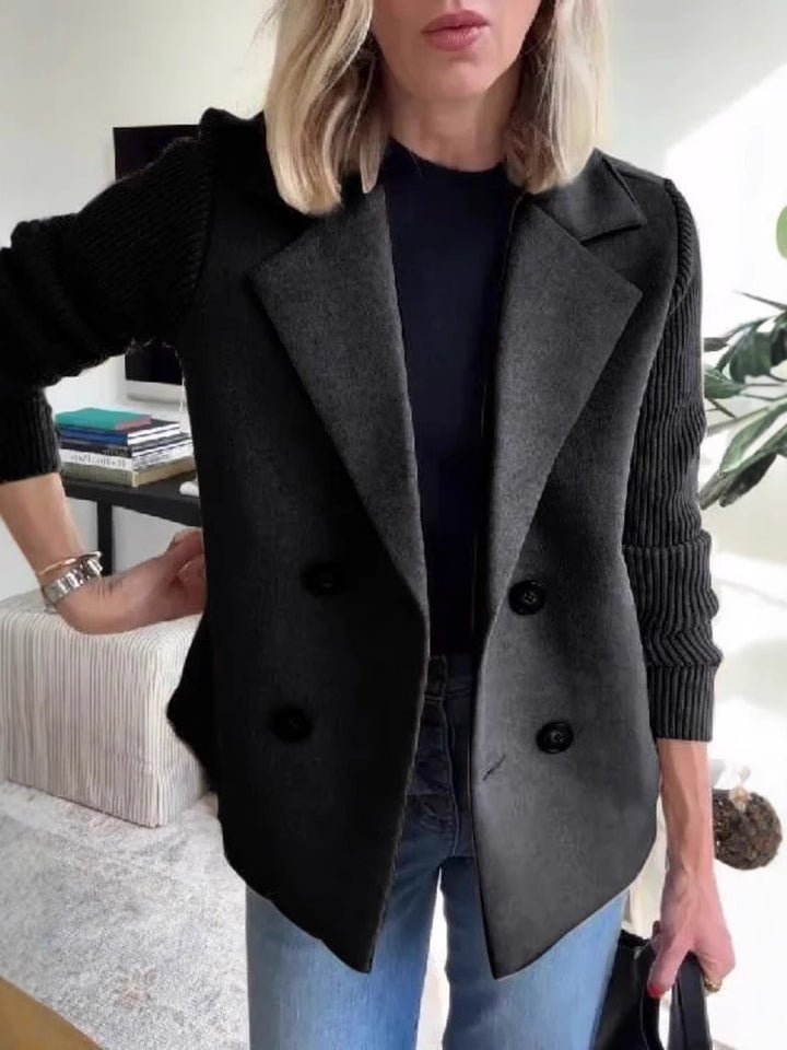 Dame Dobbelt rækkefølge Blazer med Strikærmer Stilla