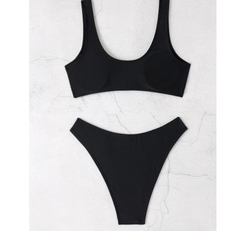 Femme struktureret Bralette Bikini Sæt med unikke accenter Stilla