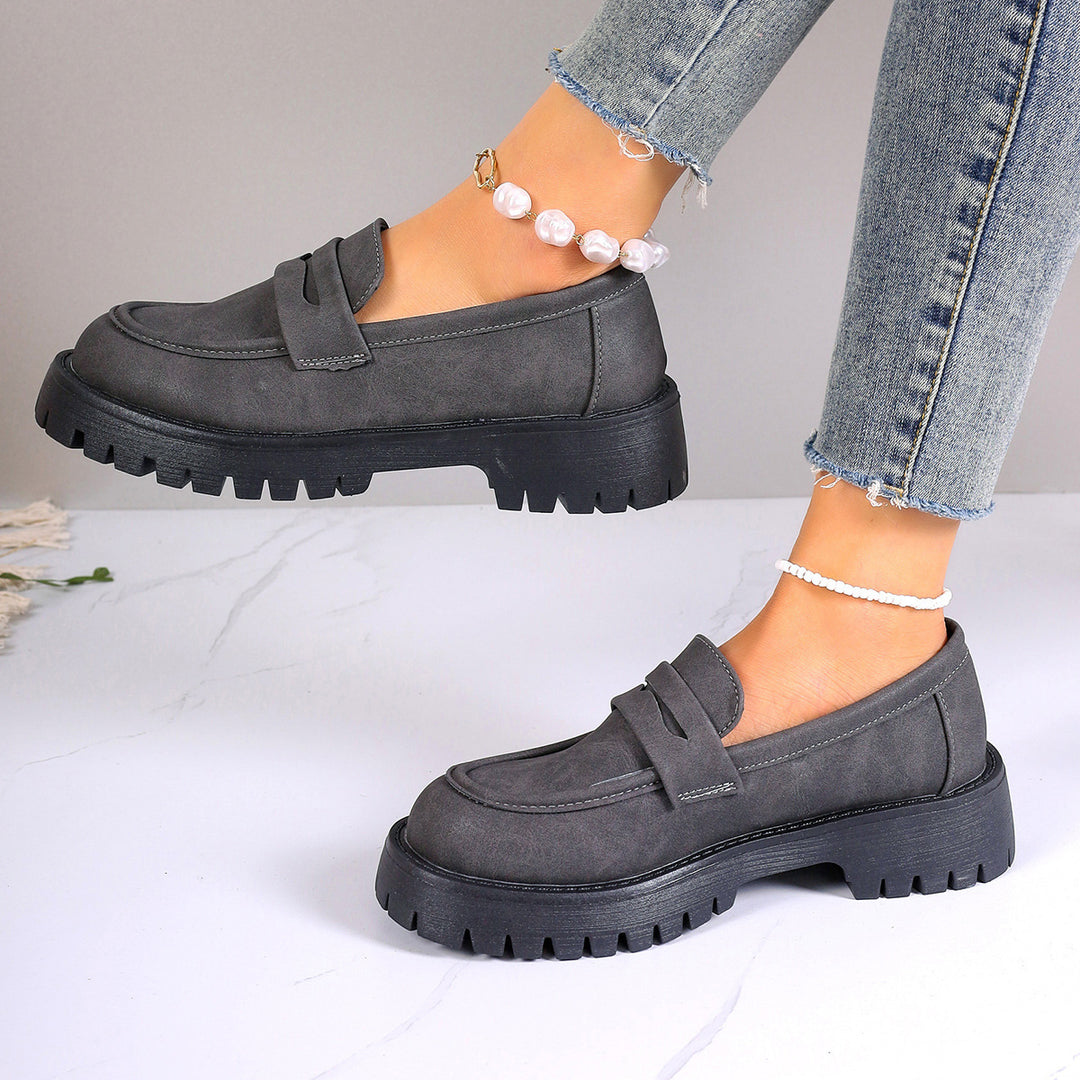 Damer Loafers med robust profil og blødt overmateriale Stilla