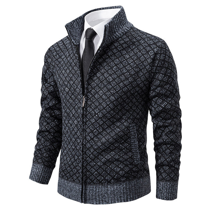Herre struktureret Zip-Up sweatshirt Stilla