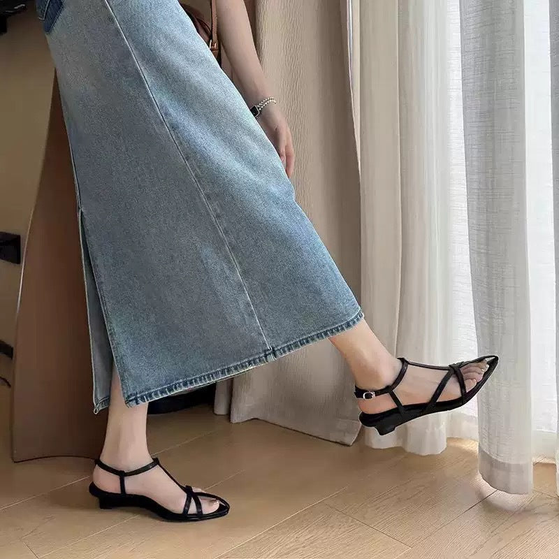 Dame sandaler med justerbare ankelremme Stilla