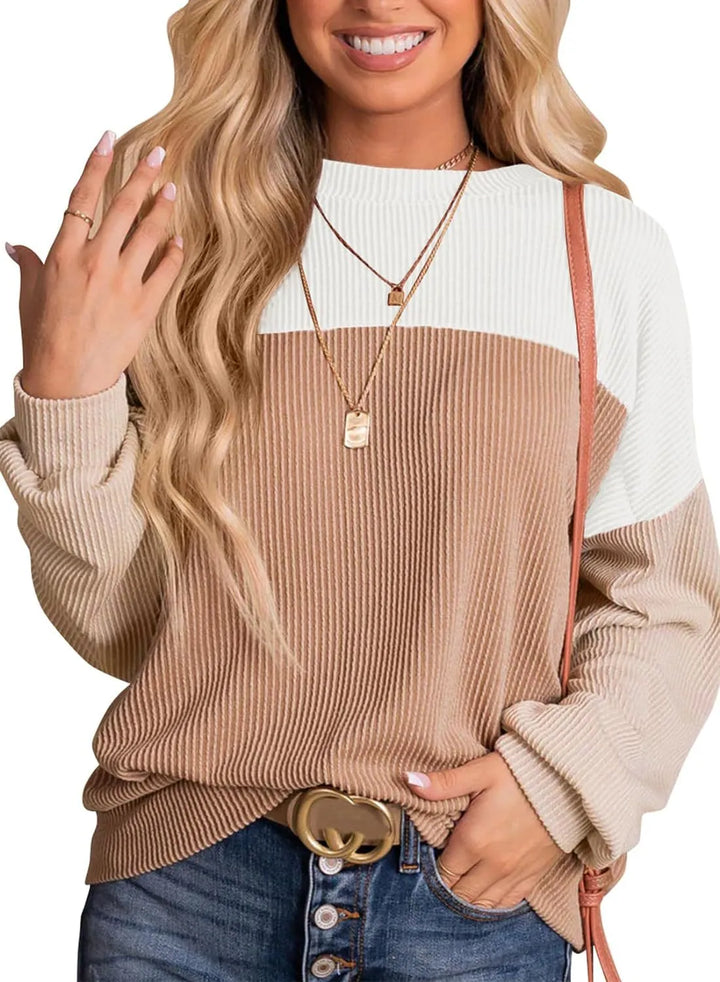Stilla | Casual Pullover Med Rund Halsudskæring