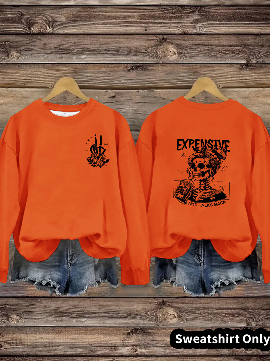 Kvinders sweatshirts med kreativt design og afslappet pasform Stilla