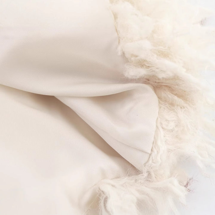 Femme Plush Kunsfur Kortjakke Stilla