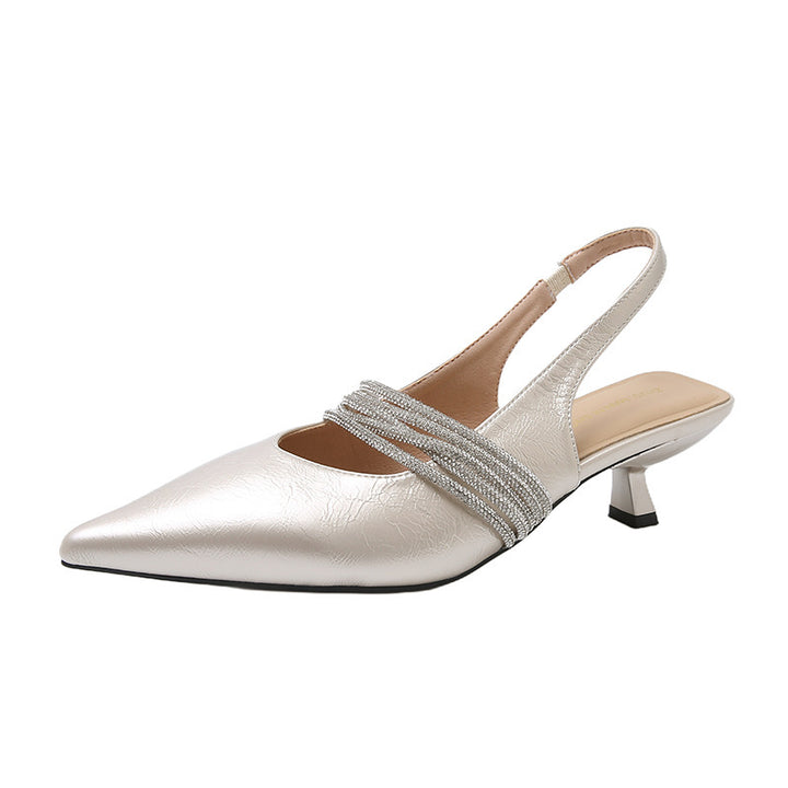 Dame Elegante stilfulde Slingback-hæle Stilla