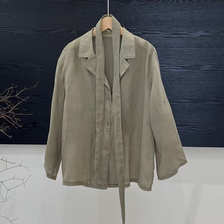 Femme Let Casual Knapper Skjorte Stilla