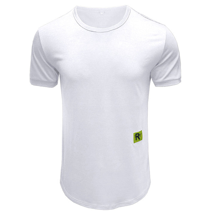 Herrer Rund hals T-shirt med åndbar bomuld Stilla