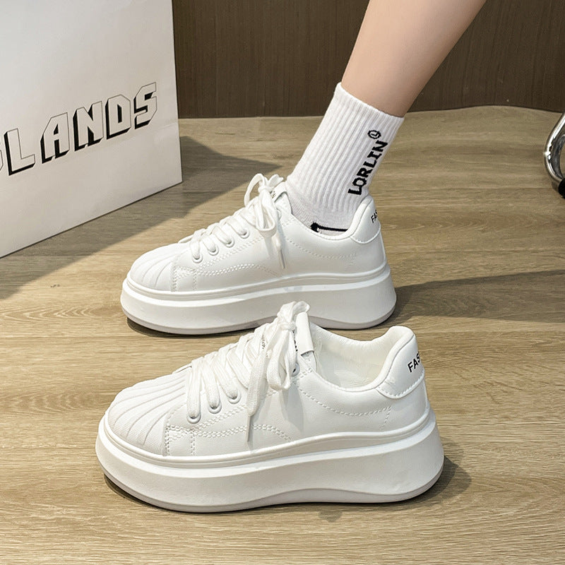 Dame Platform Sneakers med alsidigt design og åndbar overfladestruktur Stilla
