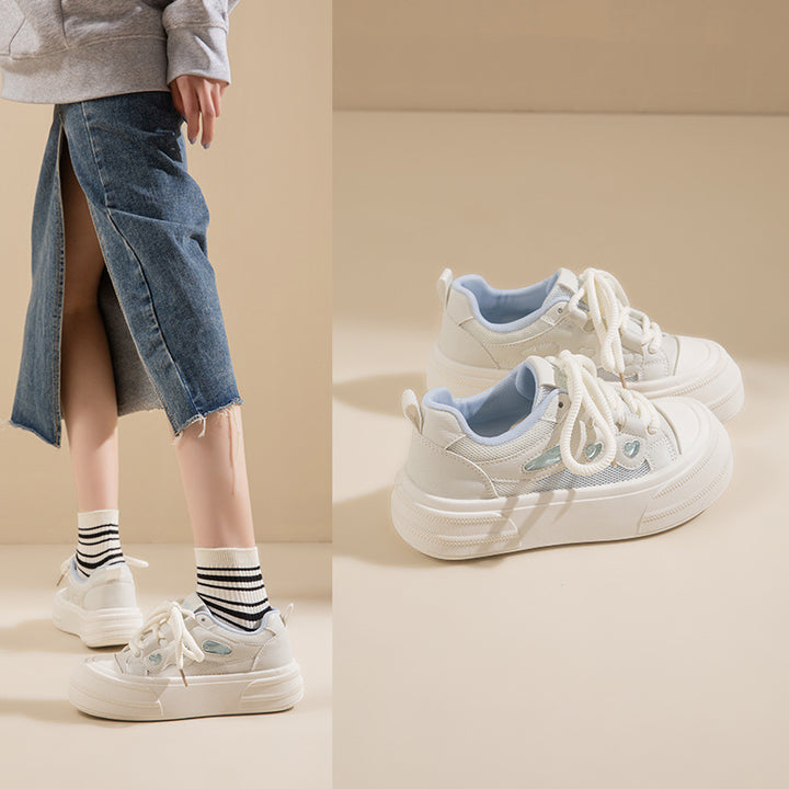 Dame Chunky Sneakers med åndbart mesh-oberflade og skridsikker sål Stilla