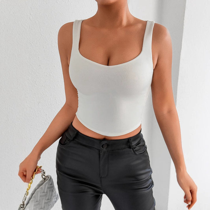 Dame Crop-Top med moderne pasform og komfort Skovae
