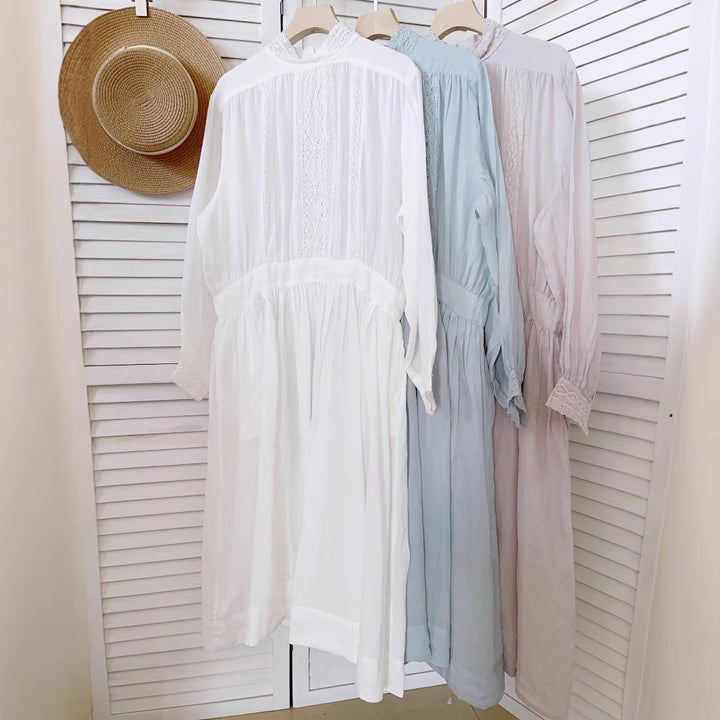 Dame Elegant Spids-Detalje Midi Kjole Stilla
