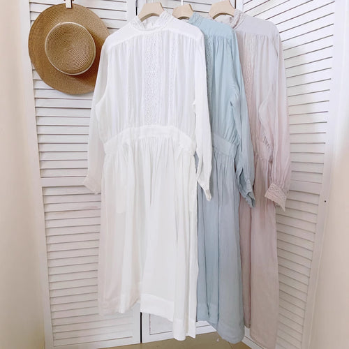 Dame Elegant Spids-Detalje Midi Kjole Stilla