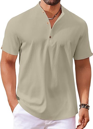 Herrer Kortærmet Knappen skjorte Polo-Shirt Stilla