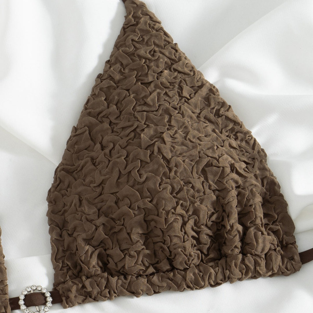 Dame Triangle Bikini Sæt med justerbare stropper Stilla1750243343