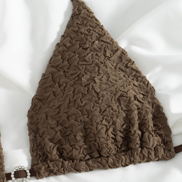 Dame Triangle Bikini Sæt med justerbare stropper Stilla1750243343