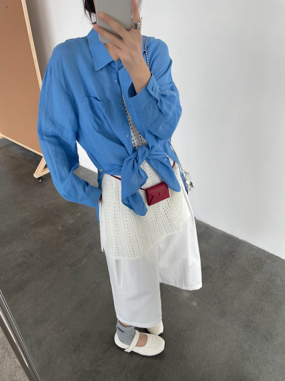 Femme Afslappet Casual Skjorte Stilla