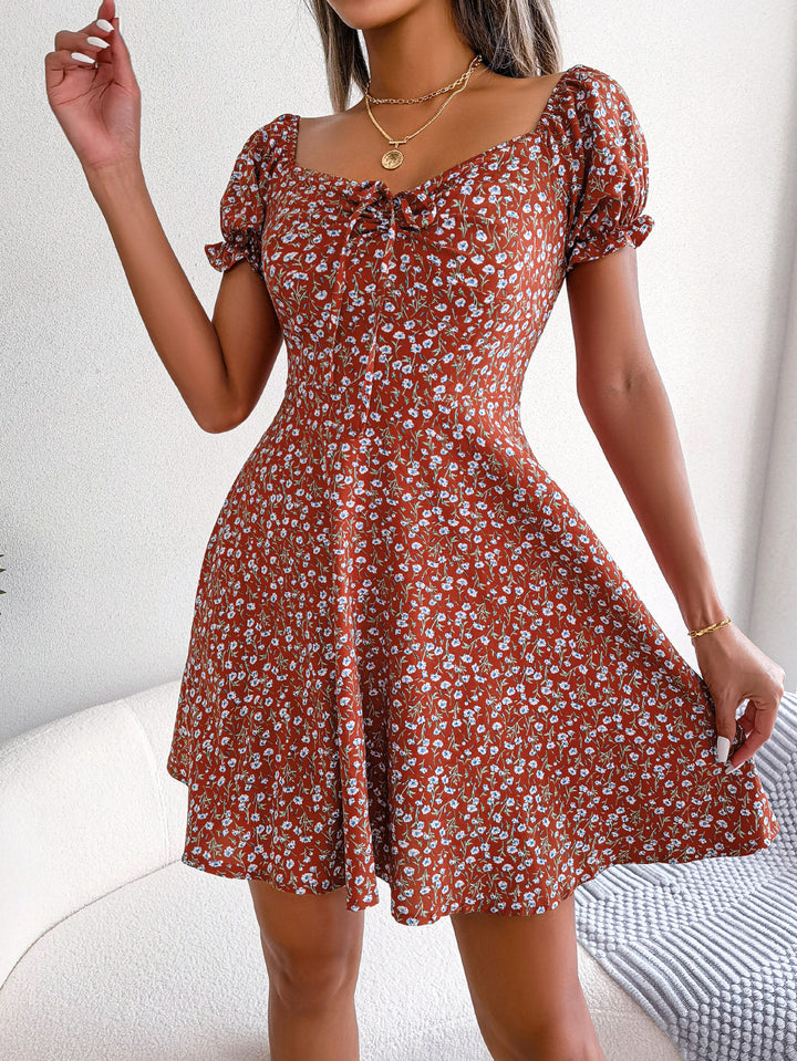 Dame Sommerkjole med blomsterdesign Stilla