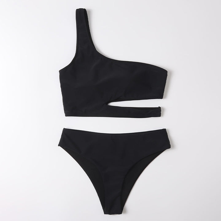 Dame bikini-sæt med ensidet snit og raffineret cut-out Stilla