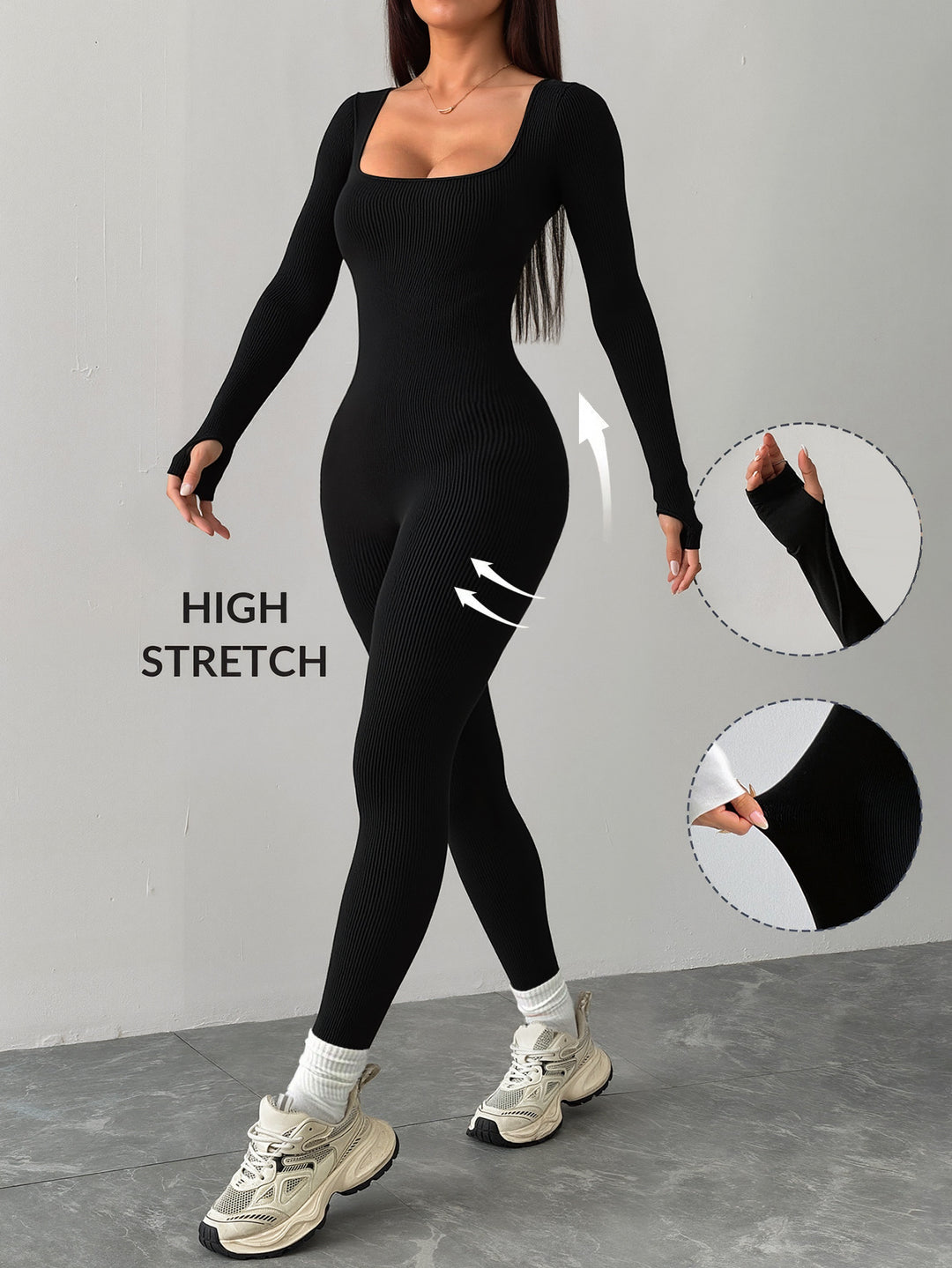 Dame Høj-elastisk Jumpsuit Skovae