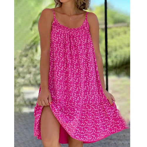 Stilla | Chic A-formet Blomstrede Slynge Kjole