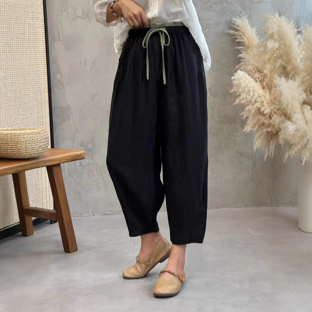 Dame Relaxed Fit Let Cargo-Bukser Stilla