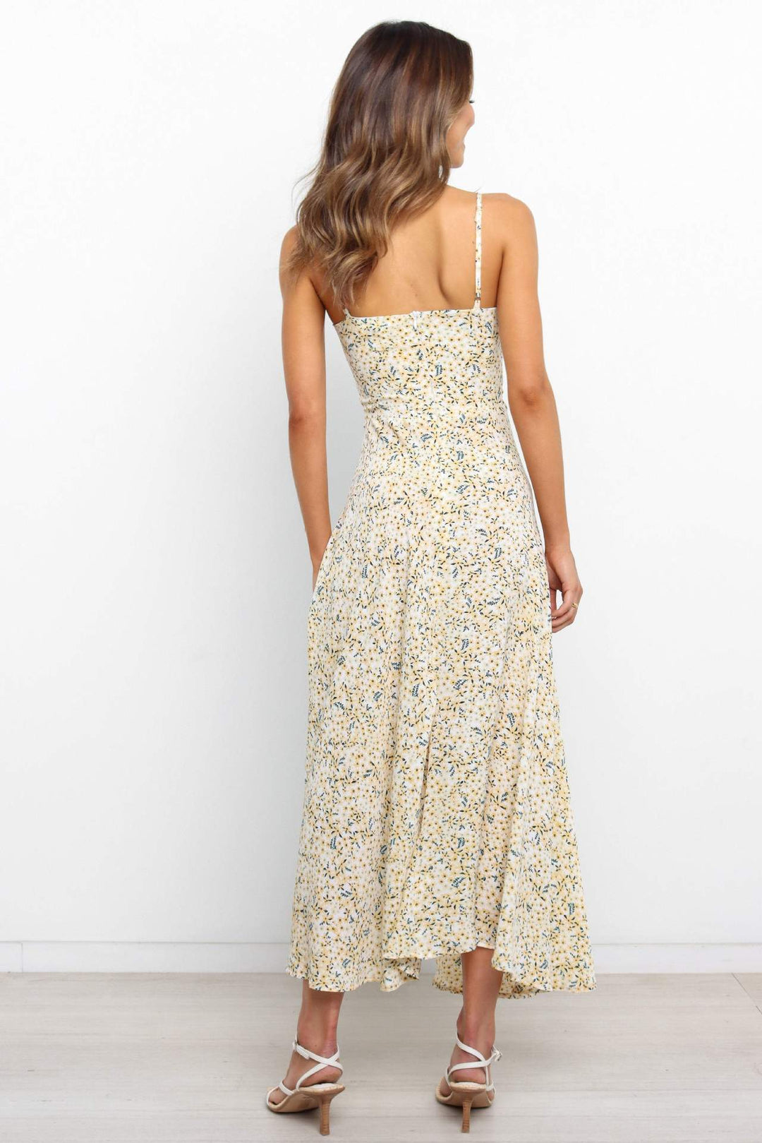 Femme Floral Cut-Out Maxi Kjole Stilla