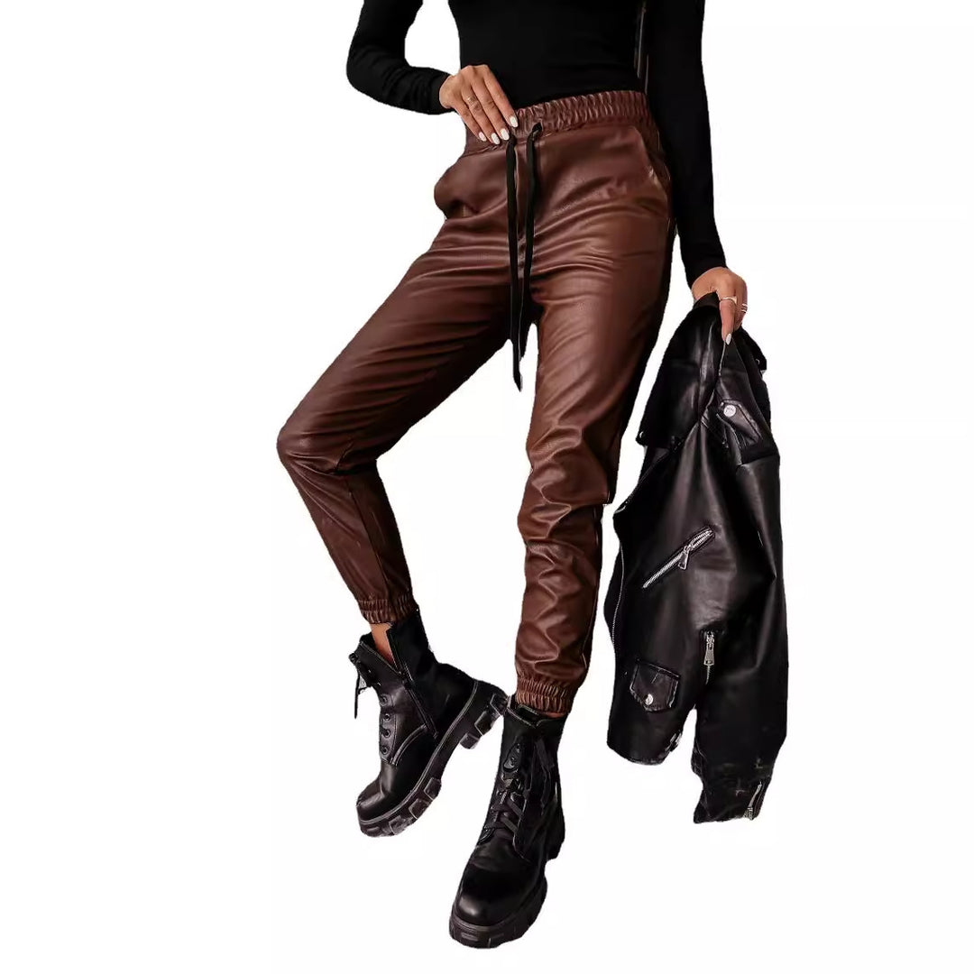Dame Behagelige joggingbukser med stilfulde cut-outs og elastisk bånd Stilla