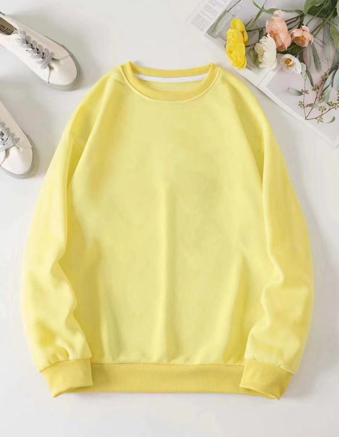 Kvindernes hyggelige oversized sweatshirt Skovae