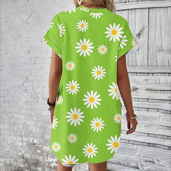 Dame Fritid Blomst Print Shift Kjole Stilla