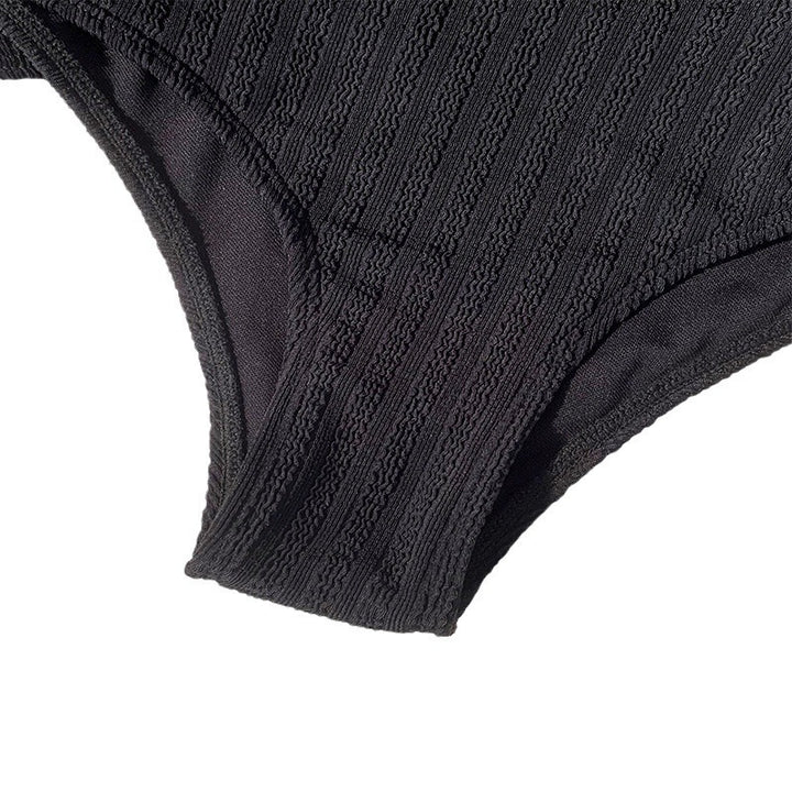 Dame Crop-Top Bikini-Sæt med sportslig snit Skovae