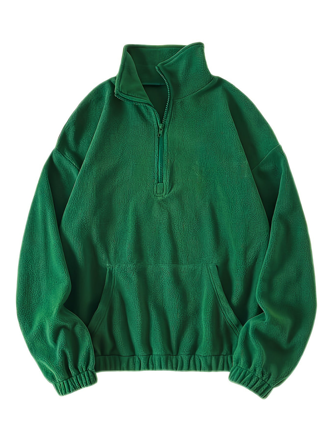 Dame fleece-pullover med ståkrave og praktiske lommer Stilla