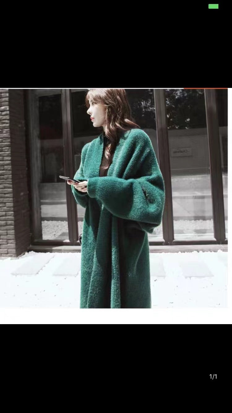Femme Soft Fuzzy Åben Forside Cardigan Stilla