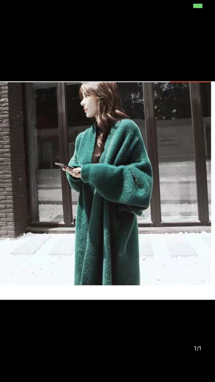 Femme Soft Fuzzy Åben Forside Cardigan Stilla