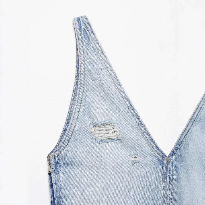 Femme Denim Slip Kjole Stilla